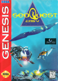 SeaQuest DSV Sega Genesis US box art